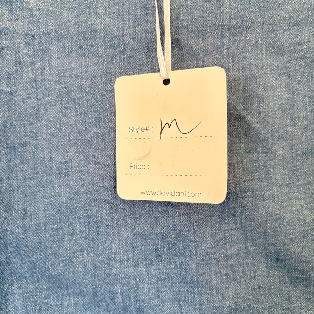 DAVI & DANI Denim Mini Skirt Size Medium - Picture 8 of 10